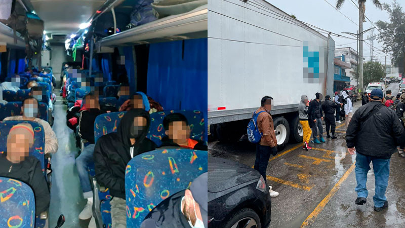 En un sólo día hallan a 374 migrantes durante operativos en Veracruz 