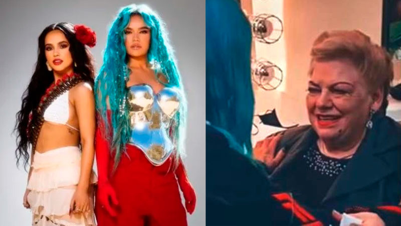 Paquita la del Barrio agradece a Karol G y Becky por rendirle homenaje 