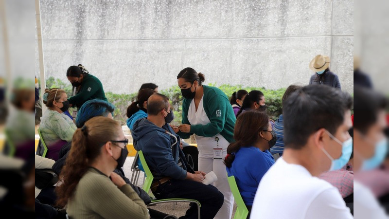 El 93% de la población objetivo en Michoacán, ha sido vacunada contra COVID-19 