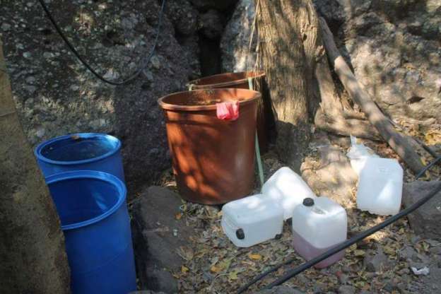 Localizan y destruyen narcolaboratorio en Aguililla, Michoacán - Foto 4 