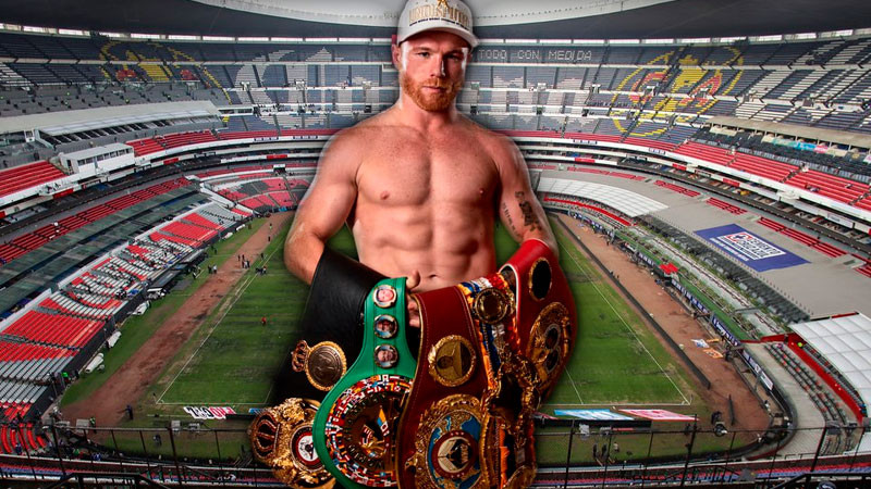 Canelo Álvarez enfrentaría a Gennady Golovkin en el Estadio Azteca 