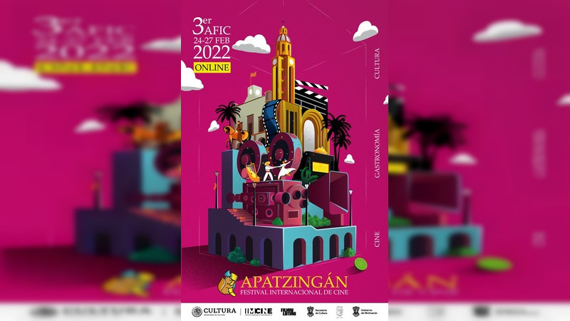 Festival Internacional de Cine en Apatzingán, dará inicio su tercera edición en línea  