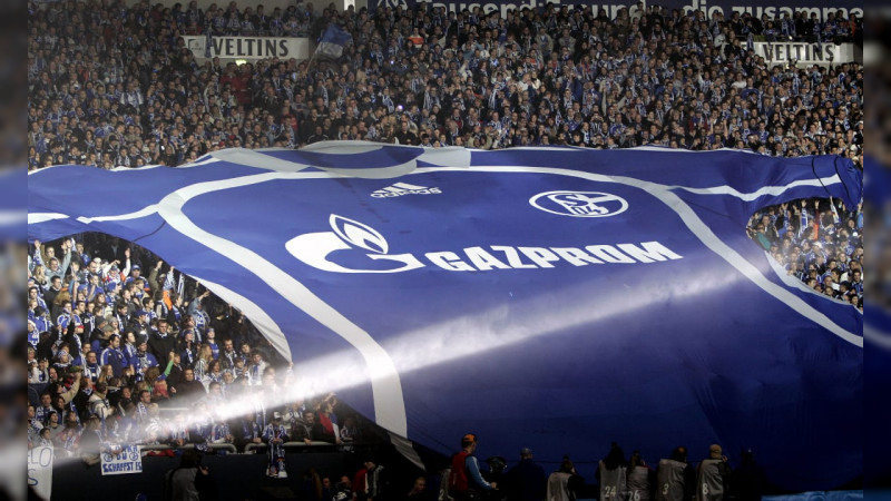 Schalke 04 retira de sus patrocinadores a la empresa rusa Gazprom 