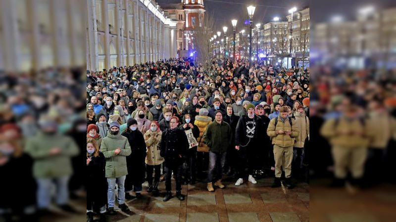 Ya son más de 3 mil los detenidos en Rusia por protestas anti-guerra 