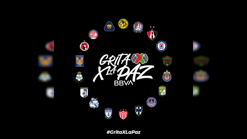 Ligas mexicanas de futbol se pronuncian por la paz 