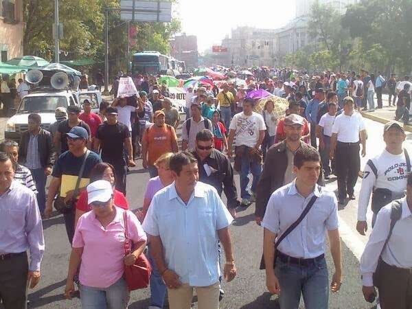 Maestros de la CNTE listos para la mega marcha 