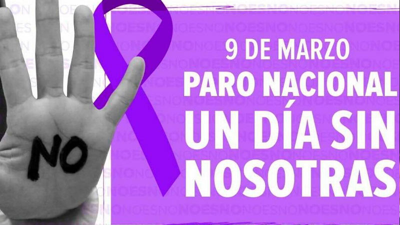 Colectivos convocan al paro nacional de mujeres en México el 9 de marzo 