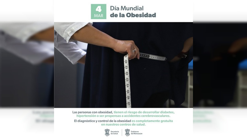 Control temprano de la obesidad puede evitar la muerte: SSM 