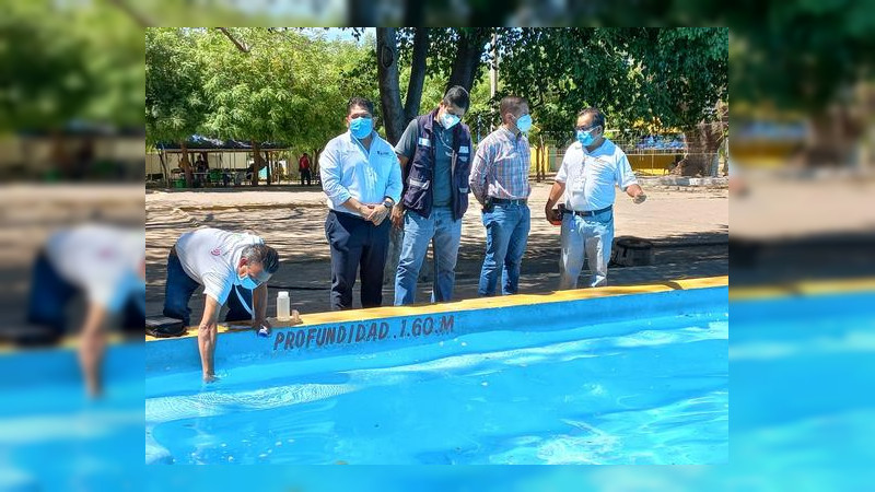 Inicia verificación de sanidad en agua de albercas y ríos de la región Apatzingán, Michoacán