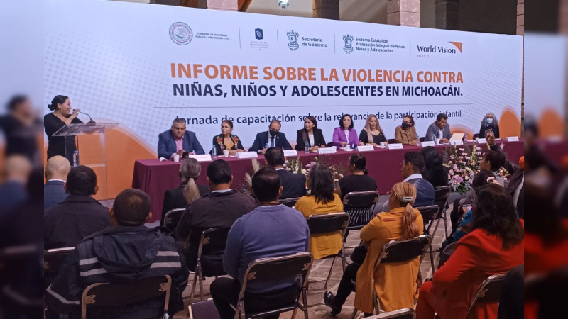 Refrenda Gobierno de Michoacán, compromiso para atender, prevenir y erradicar la violencia contra las infancias y adolescencias 