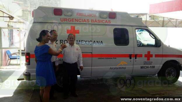 Semar y ArcelorMittal donan ambulancia y 304 mil pesos a la Cruz Roja en Lázaro Cárdenas, Michoacán - Foto 1 
