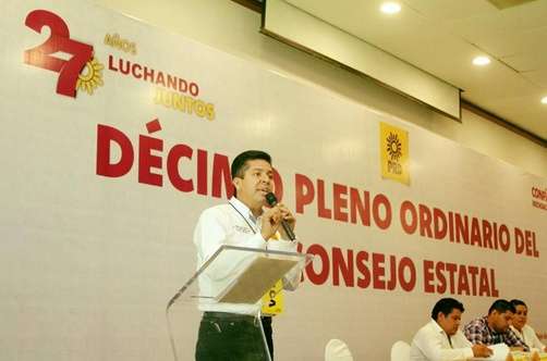 García Conejo exhorta a poner por encima los principios y legados del PRD‏ 
