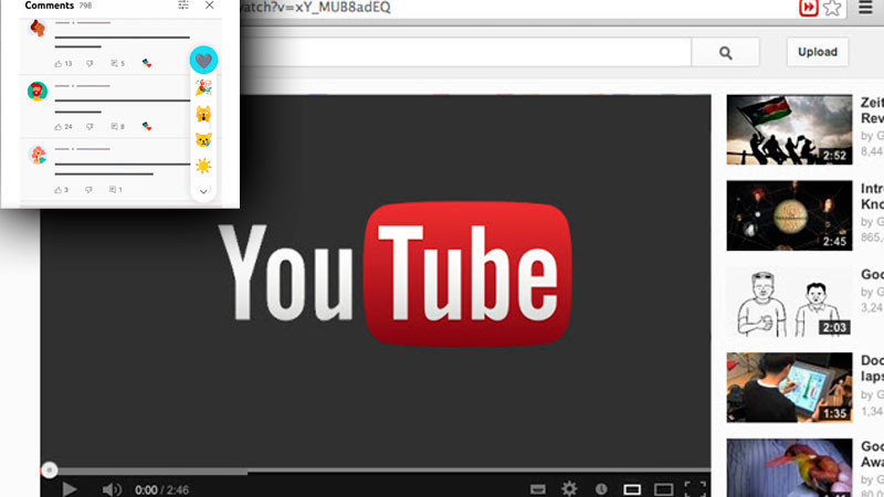 YouTube te permitirá reaccionar con emojis en videos, pero hay algunas condiciones 