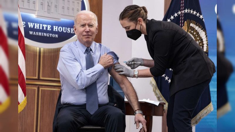 Joe Biden recibe cuarta dosis de vacuna anticovid 