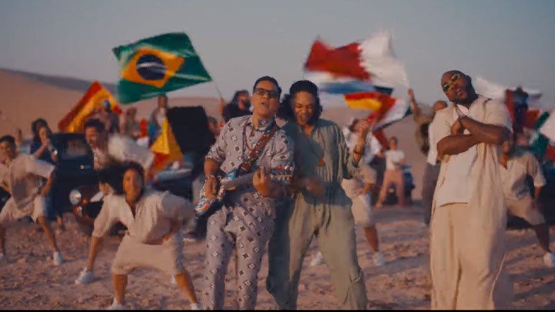 Lanzan la primera canción del Mundial de Qatar 2022, "Hayya Hayya" 