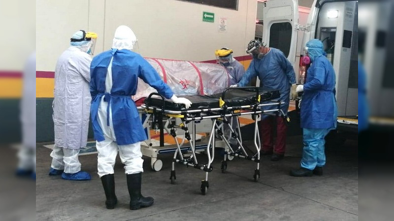 Brindó CRUM atención prehospitalaria a 117 pacientes con COVID-19, en Michoacán 