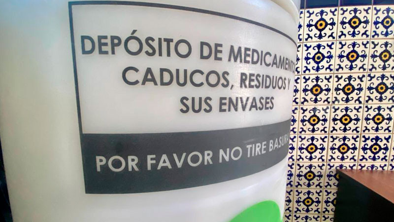 Más de 112 mil toneladas de medicamentos caducos ha recolectado la SSM en Michoacán 