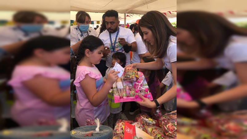 Cuto de la Esperanza celebró el "Mes de la Niñez" con el programa "Morelia, la Ciudad que Brilla"