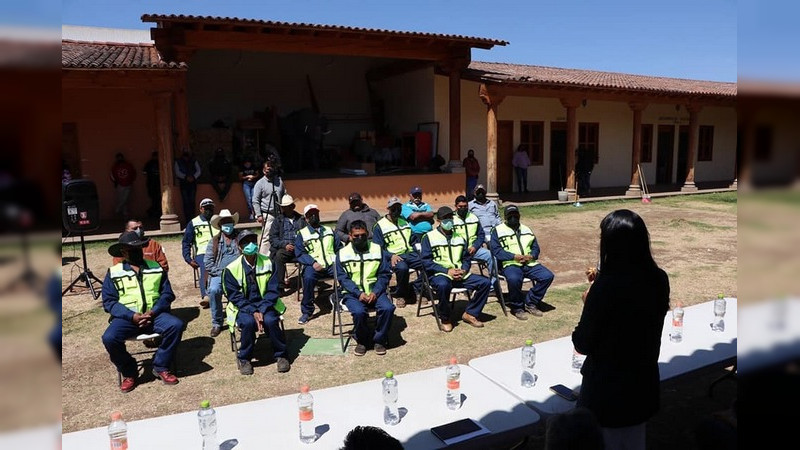 Arrancan brigadas contra incendios forestales en Salvador Escalante 