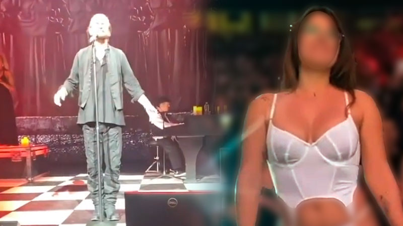 Fan se quita la topa mientras Ricardo Arjona cantaba "Desnuda"  