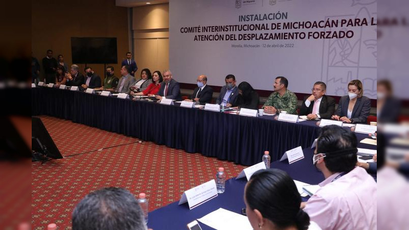 Buscarán regreso seguro y voluntario de desplazados forzados a Michoacán 