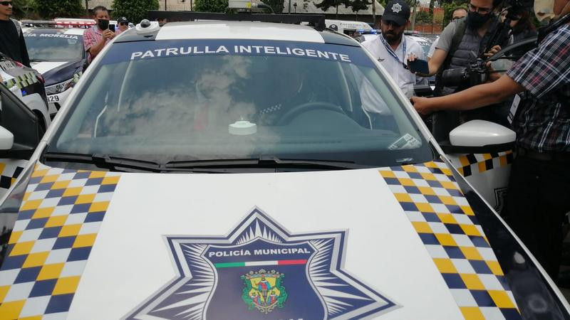 Recibe Policía de Morelia 65 patrullas nuevas