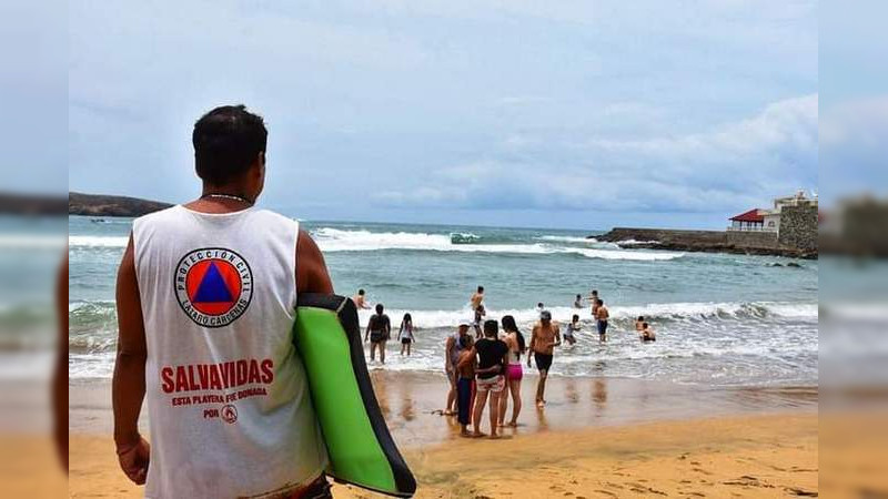 Habrá fenómeno Mar de Fondo, alerta Unidad Protección Civil de Lázaro Cárdenas 