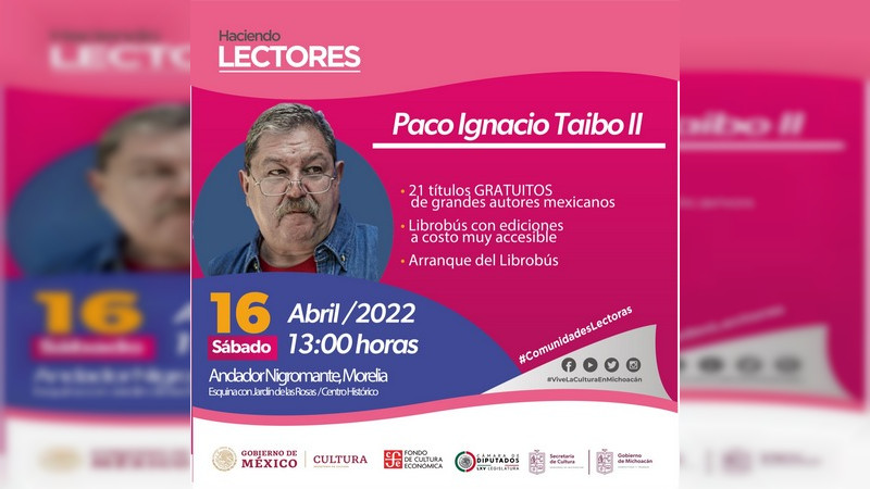Programa "Haciendo Lectores" junto con la gira del Librobús inicia en diferentes municipios de Michoacán  