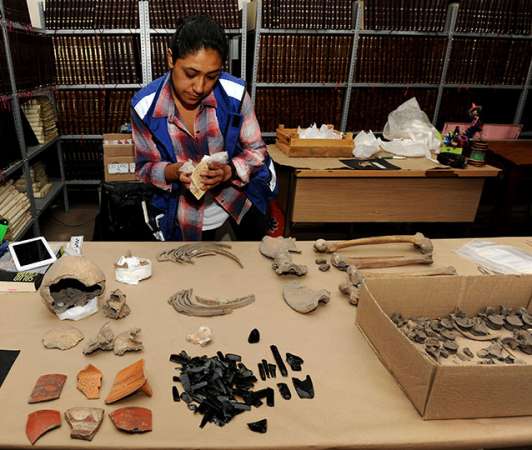 Suman cuatro entierros prehispánicos hallados en el Centro Histórico de Xochimilco - Foto 4 