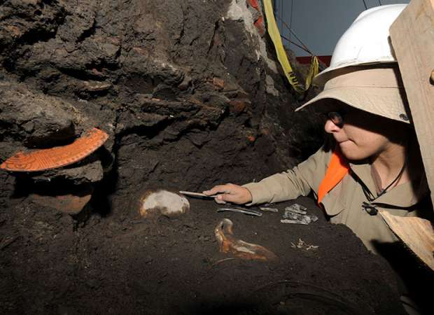 Suman cuatro entierros prehispánicos hallados en el Centro Histórico de Xochimilco - Foto 5 