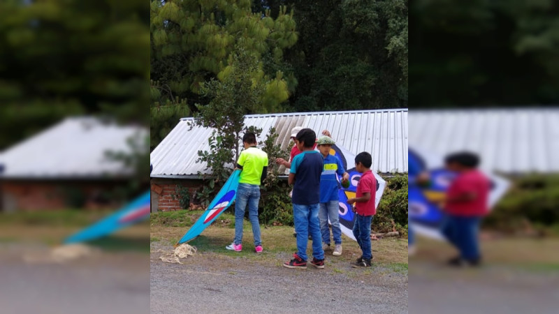 Realizará Comachuén su 16° Concurso Regional de Kantsákata, papalote tradicional