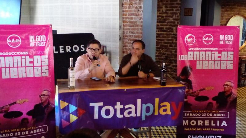 Vuelven los Enanitos Verdes a Morelia 