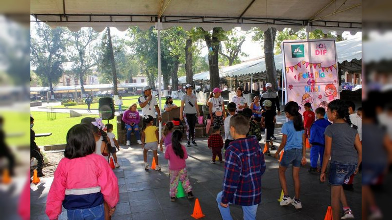Inician actividades para festejar el Día del Niño en Pátzcuaro 