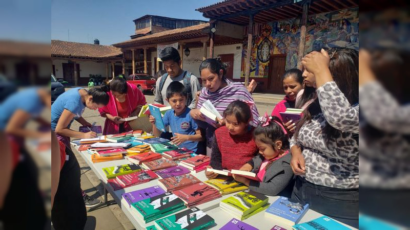 En Zamora, Michoacán; con el programa "Haciendo Lectores" se conmemora el Día Mundial del Libro y los Derechos de Autor