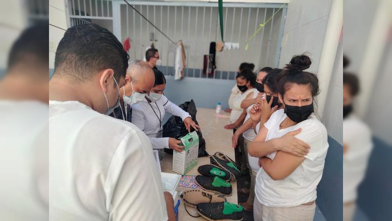 Inicia aplicación del segundo refuerzo contra Coviid-19 en el Sistema Penitenciario de Michoacán 
