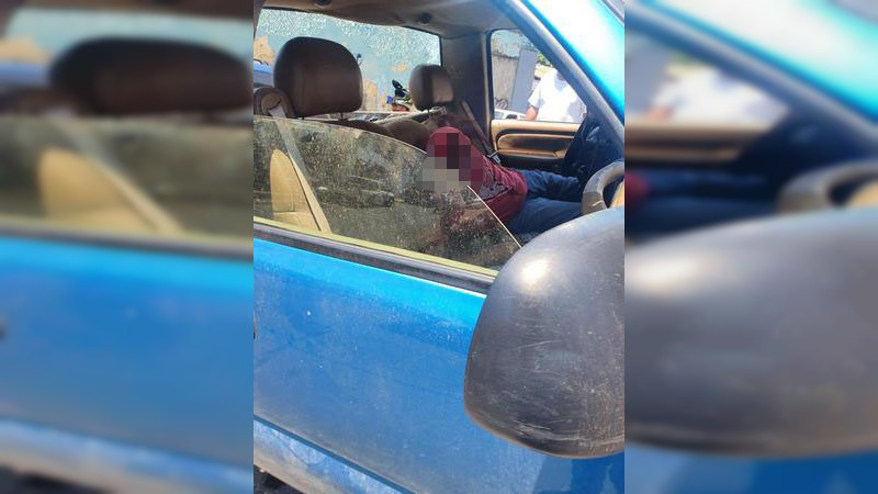 Matan a balazos a automovilista en el Centro de Uruapan, Michoacán