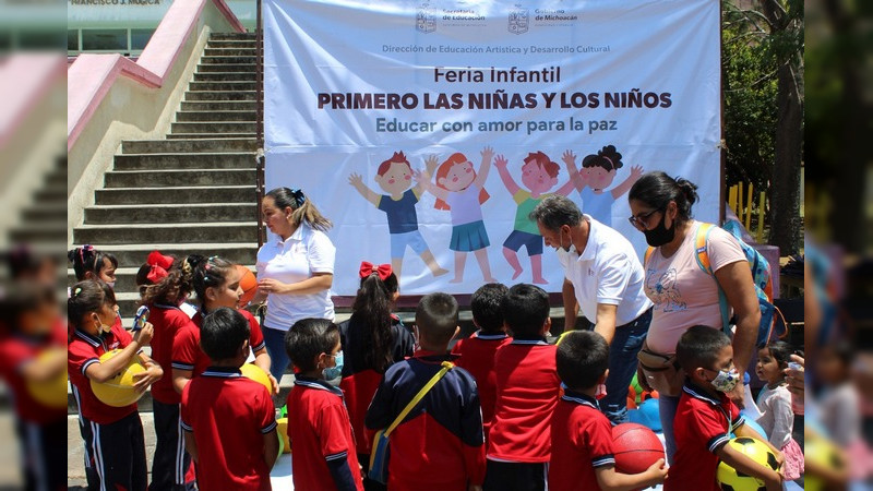 Un éxito la Feria Infantil "primero las niñas y los niños" realizada por la SEE