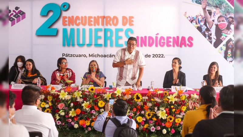 Segundo encuentro de mujeres indígenas en Michoacán es inaugurado por el IEM 