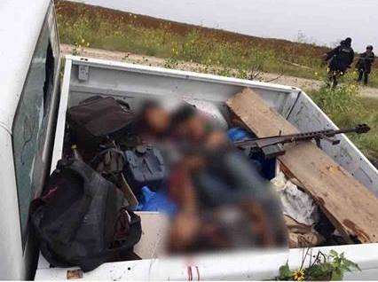 Cinco muertos deja balacera entre policías federales y civiles armados en carretera de Tamaulipas - Foto 0 
