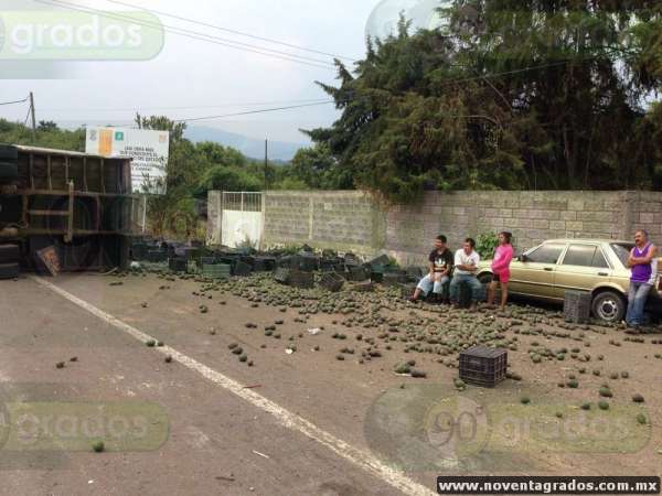 Vuelca camión en Ziracuaretiro, Michoacán; hay tres lesionados - Foto 6 