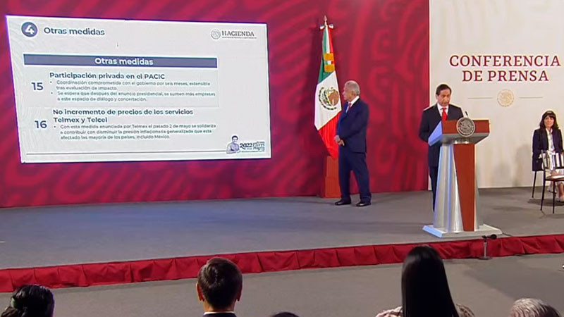 Gobierno de AMLO presenta 16 medidas contra la inflación 