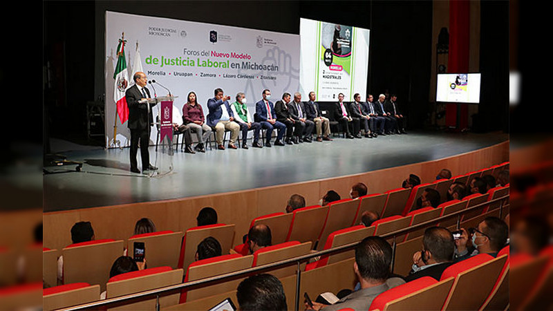 El Poder Judicial de Michoacán está preparado para la justicia laboral: Jorge Reséndiz García