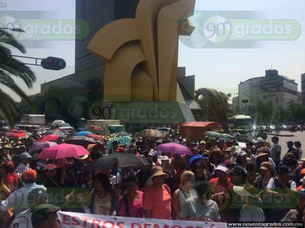 CNTE se moviliza en Michoacán, en la Ciudad de México y el país - Foto 2 