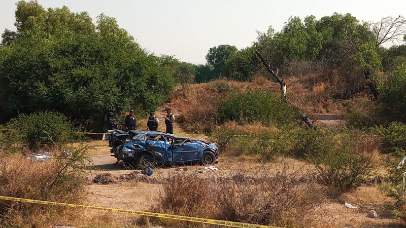 Accidente automovilístico en la autopista Celaya-Salamanca deja dos personas sin vida 