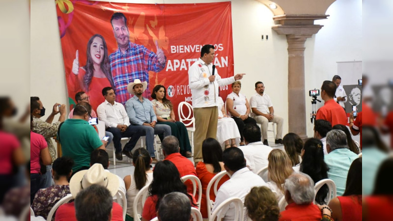 En Michoacán ya demostramos el peso de nuestro partido: Memo Valencia 