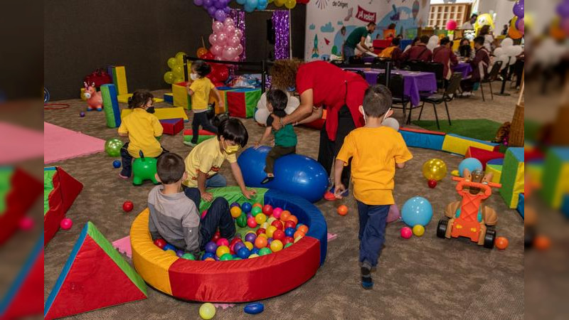 DIF Michoacán invita a niñas y niños a visitar la ludoteca del Festival Michoacán de Origen 