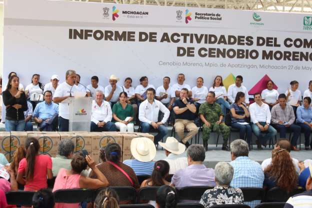  SAC presente en el informe de actividades del Comité Ciudadano de Cenobio Moreno 