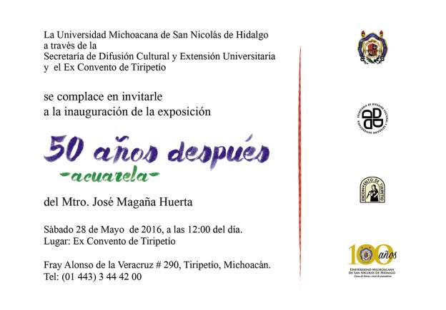 Inaugura exposición acuarelista José Magaña en el Ex convento de Tiripetío - Foto 2 