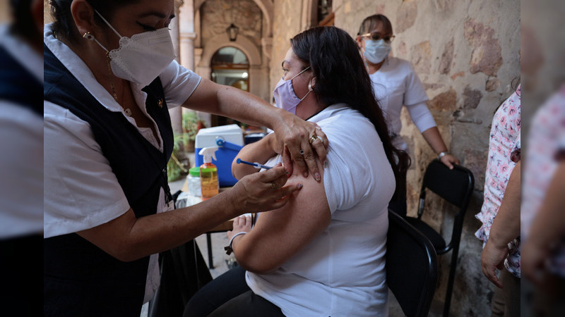 Aplicadas en Michoacán poco más de 6 millones de vacunas anti COVID-19