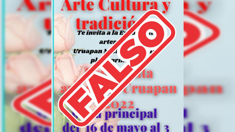Autoridades municipales de Uruapan alertan sobre evento fraudulento 